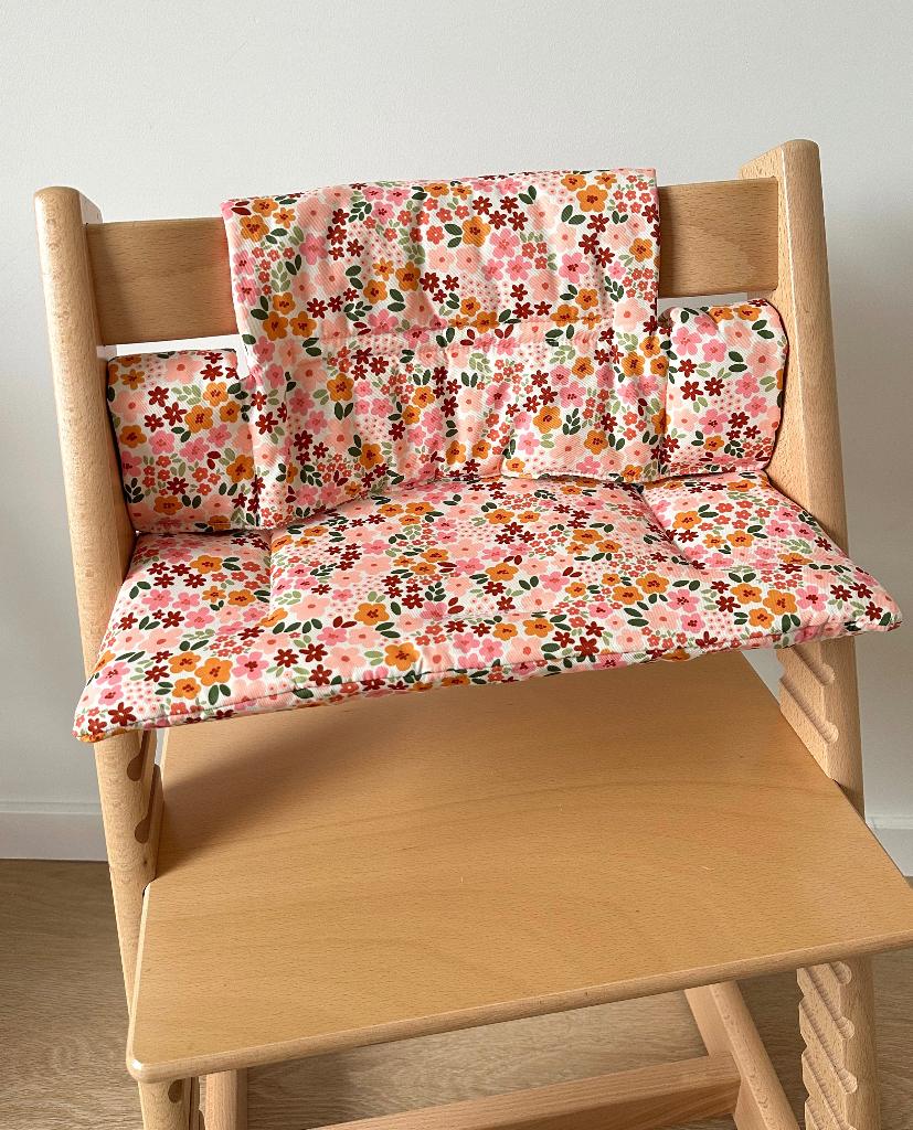 Kussenset - Bloesemfeest - voor de Strokke Tripp Trapp, Kinderen en Baby's, Kinderstoelen, Stoelverkleiner, Info@bengelenbabbel.nl