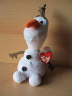 Disney Frozen Olaf beany 21cm met muziek Ty Sparkle, Ophalen of Verzenden, Overige figuren, Zo goed als nieuw, Beeldje of Figuurtje