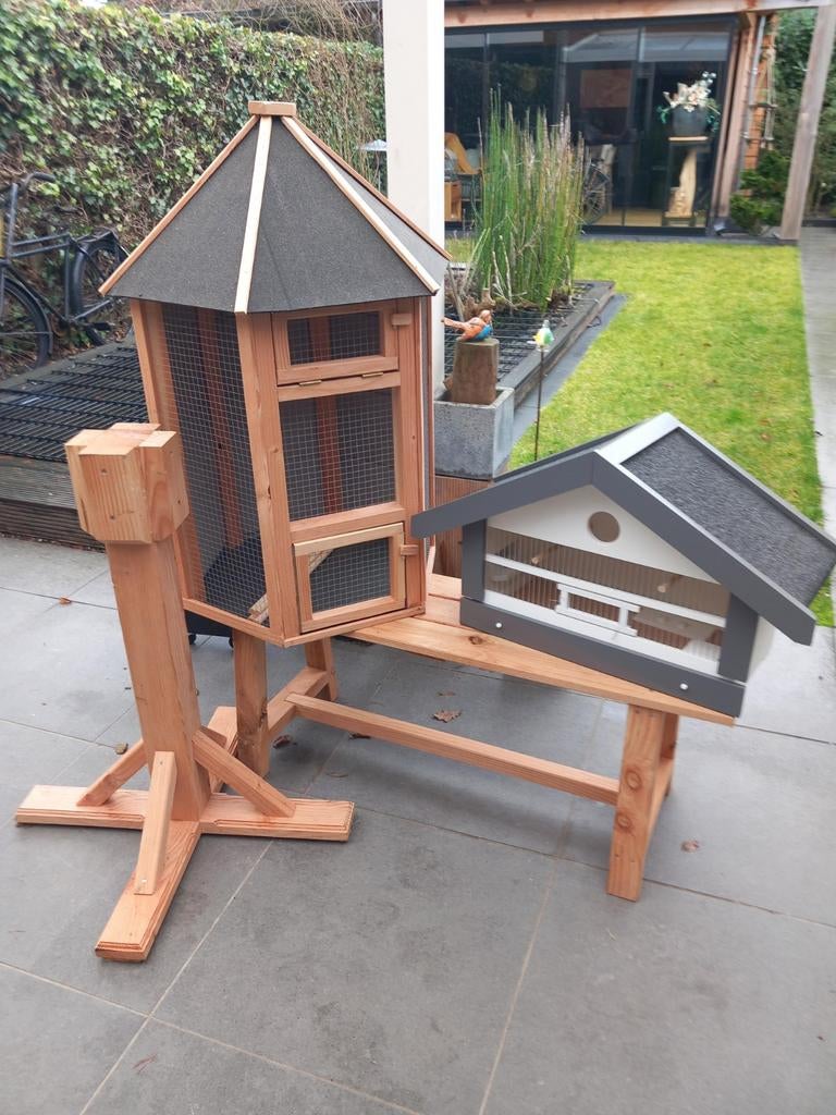 Vogel Zang kooien, Dieren en Toebehoren, Vogels | Hokken en Kooien, Ophalen, Nieuw, Hout, Vogelkooi