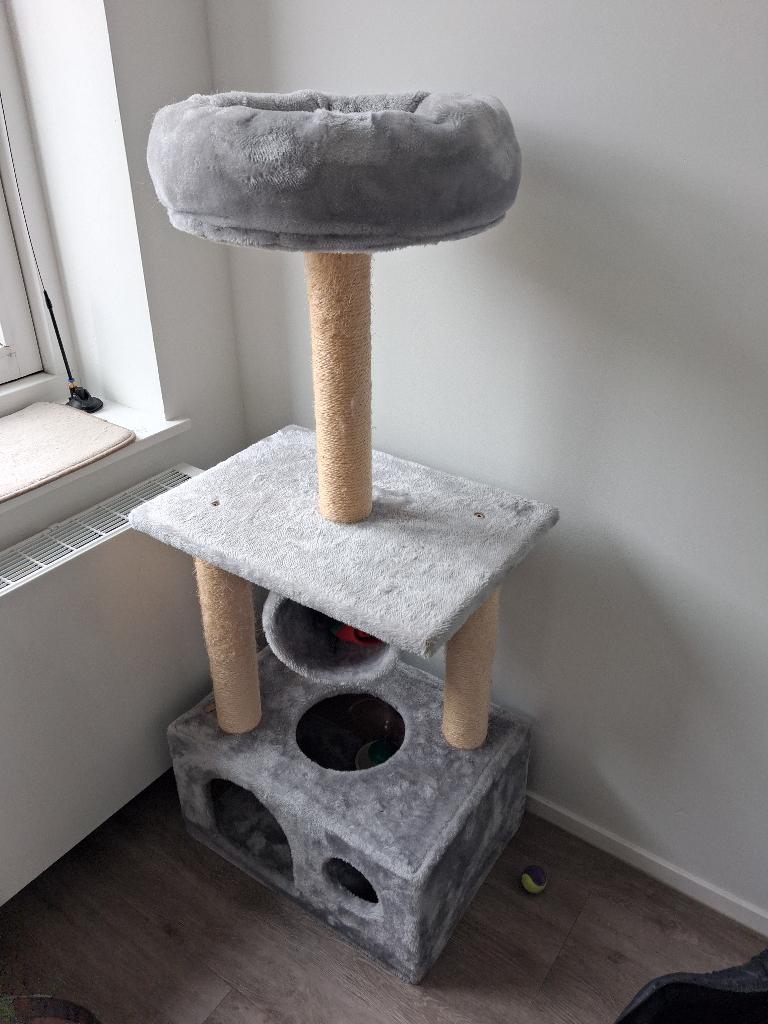 Cat tree tower, Dieren en Toebehoren, Ophalen, Gebruikt, Krabpaal