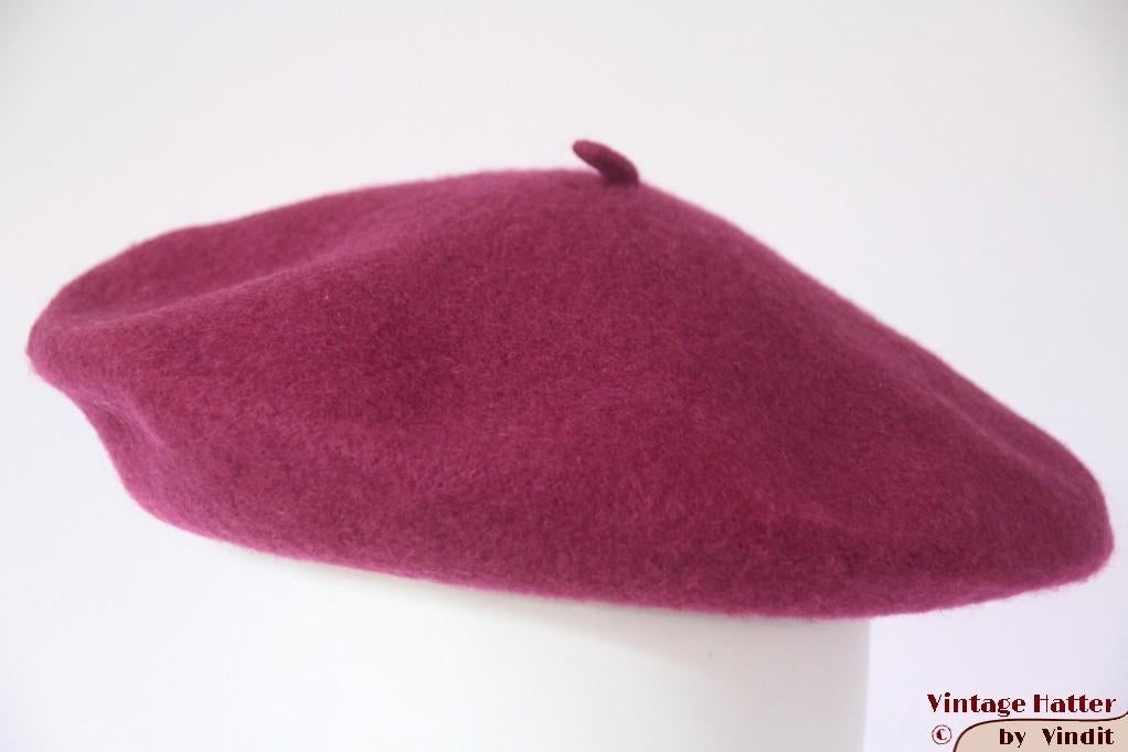 Alpino Baret bordeaux paars vilt 54-59 New one size fits all, Ophalen of Verzenden, Nieuw, Maat 38/40 (M), Muts