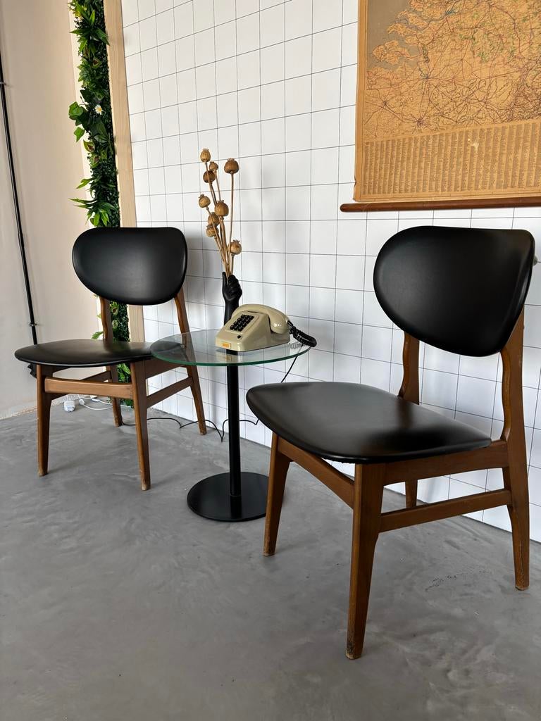 Vintage stoelen jaren 60/70 (set van 2), Ophalen