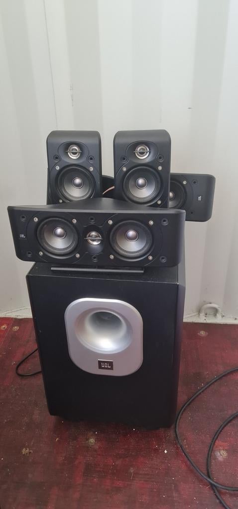 JBL SCS200.5 5.1 Surround Set - Compleet en Werkend, Gebruikt, Weet ik veel, Ophalen of Verzenden, Complete surroundset