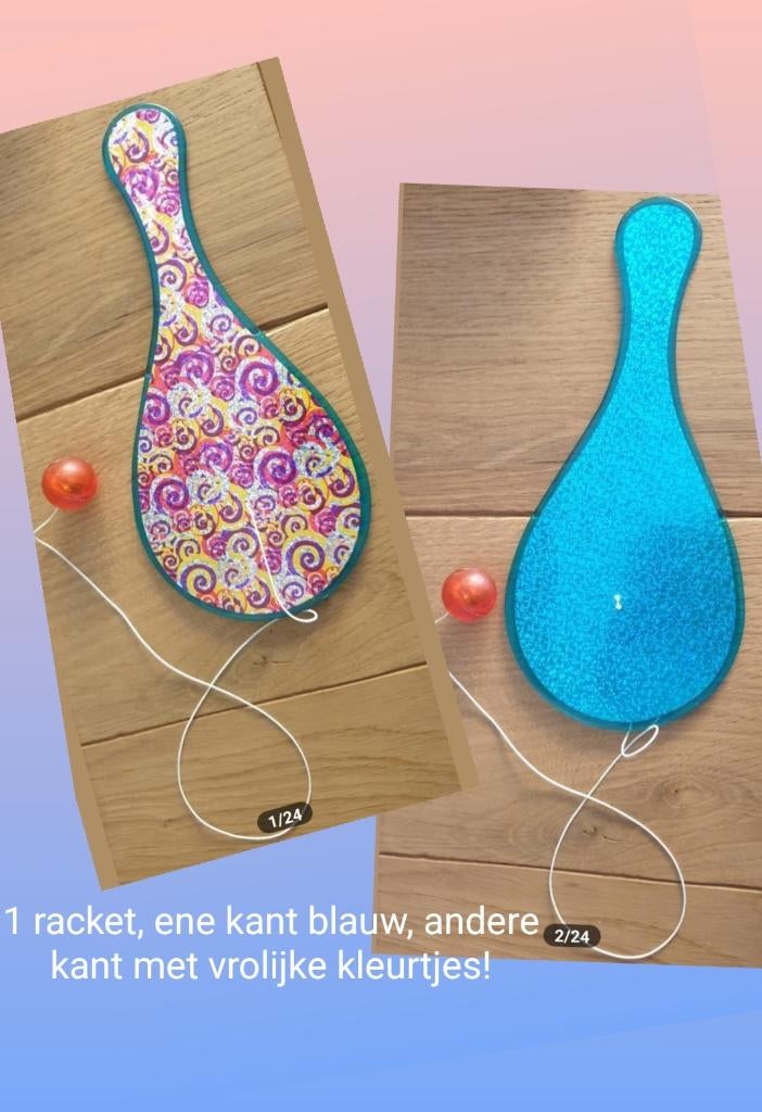 Balspel met lichtje aan lijntje + balletje fijn buitenspelen, Kinderen en Baby's, Speelgoed | Houten speelgoed, Ophalen of Verzenden