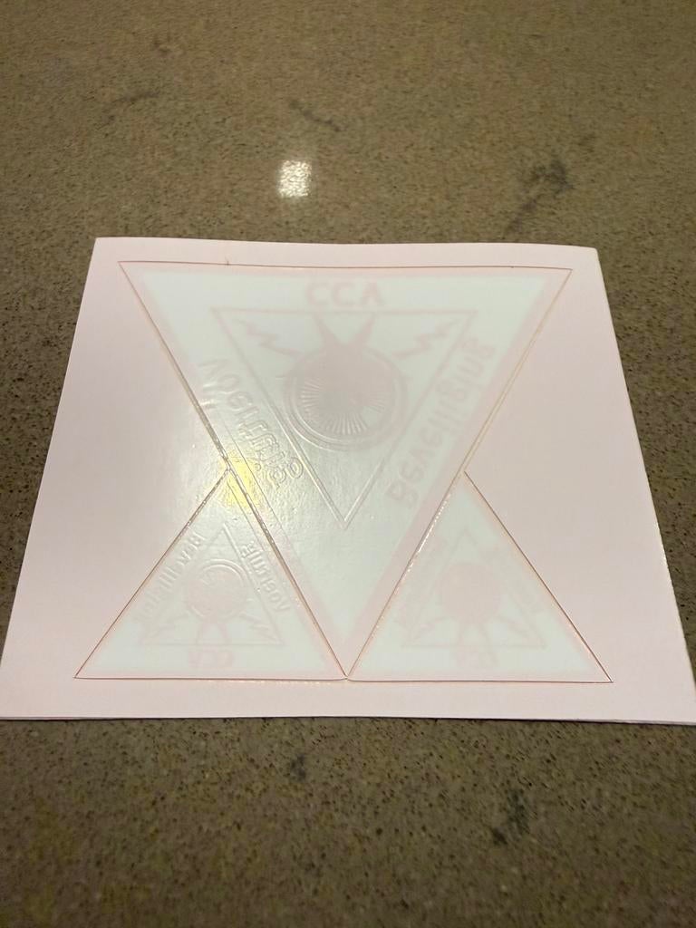 Originele SCM/ CCV Alarmsticker, Ophalen of Verzenden, Nieuw