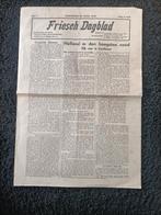Friesch Dagblad 25 april 1945, Verzamelen, Militaria | Tweede Wereldoorlog, Ophalen of Verzenden, Overige soorten, Nederland, Boek of Tijdschrift
