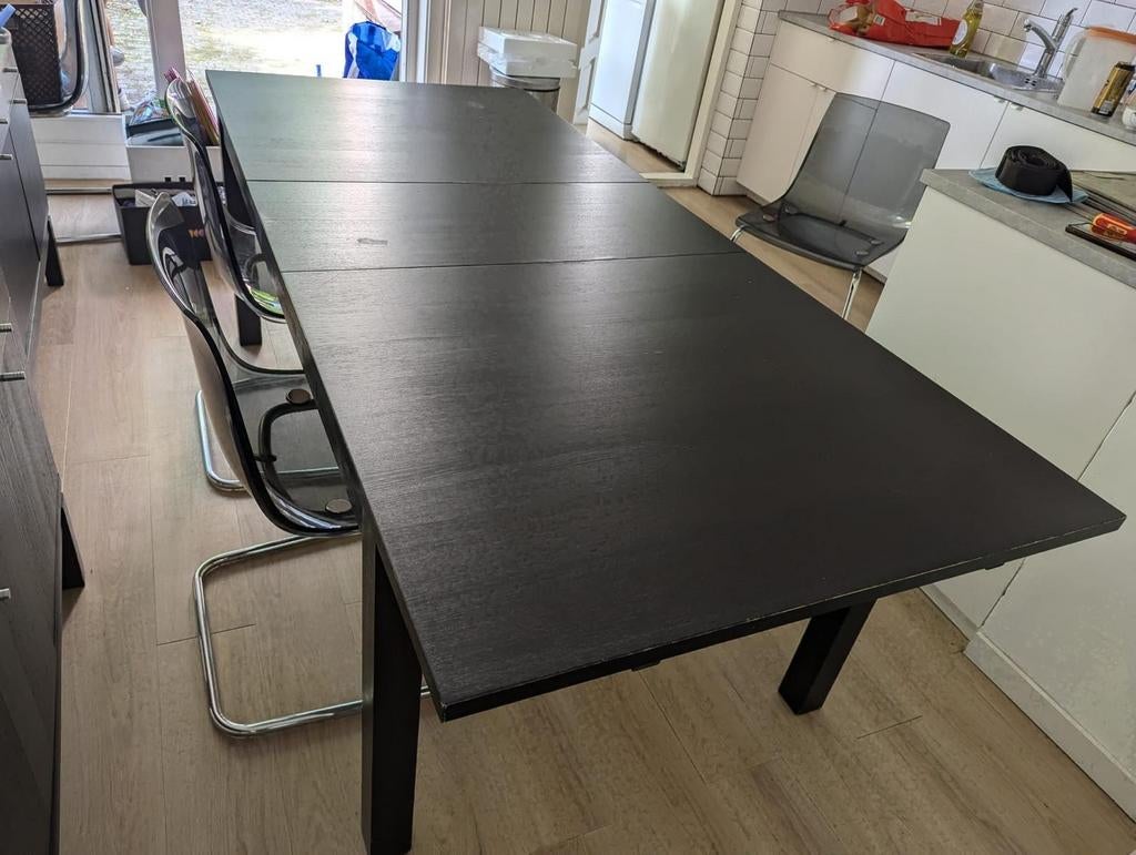 Dining table 95/176/80, Huis en Inrichting, Zo goed als nieuw, 150 tot 200 cm, Rechthoekig, 50 tot 100 cm