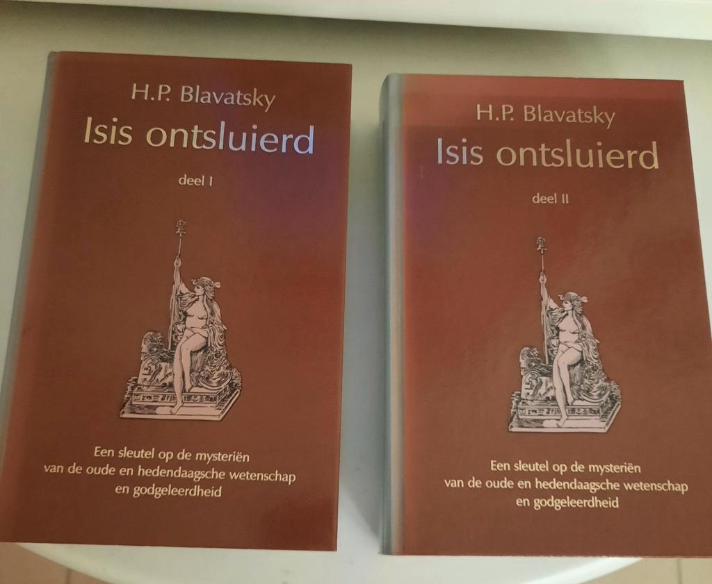 H.P. Blavatski. Isis ontsluierd. Deel 1 en 2. Als nieuw., Antiek en Kunst, Ophalen