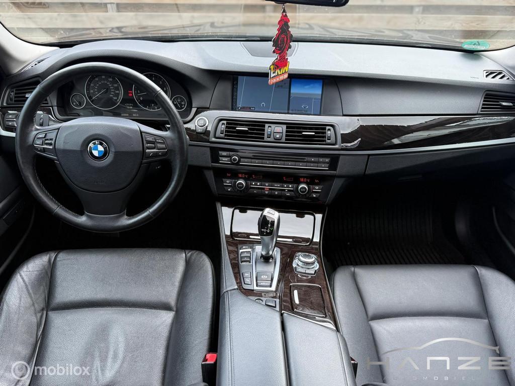 BMW 5-serie 535xi High Executive|F10|Schuifdak|Lees Tekst!, Euro 5, Gebruikt, Bi-Xenon koplampen, Zwart