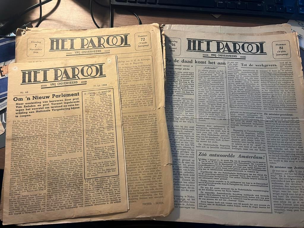 Het Parool, Verzamelen, Ophalen of Verzenden, 1940 tot 1960, Nederland, Tijdschrift
