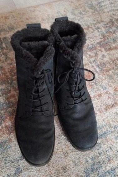 ECCO gevoerde veterboots maat 42, ECCO, Ophalen of Verzenden, Gedragen