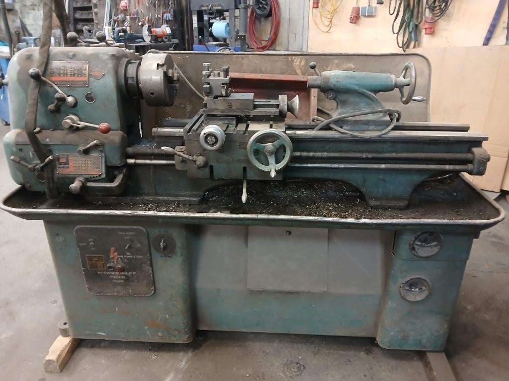 Colchester draaibank, Ophalen, Gebruikt, Metaaldraaibank