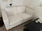 Creme wit bank 2 persoons, Huis en Inrichting, Ophalen, Zo goed als nieuw, 75 tot 100 cm, Tweepersoons