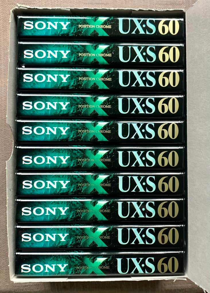 NOS Sony UX-S60 NIEUW 1998 cassettebandjes UX-S UXS 60 UXS60, 2 t/m 25 bandjes, Overige genres, Ophalen of Verzenden, Sony