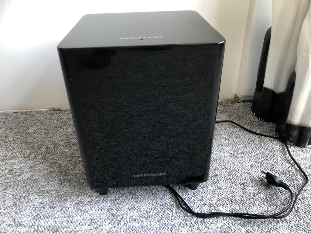 Harman Kardon HKTS200SUB subwoofer, Overige merken, Gebruikt, Subwoofer, Ophalen of Verzenden