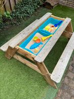 Mooie zand- en picknicktafel voor kinderen, Ophalen, Zo goed als nieuw, Rechthoekig, Hout