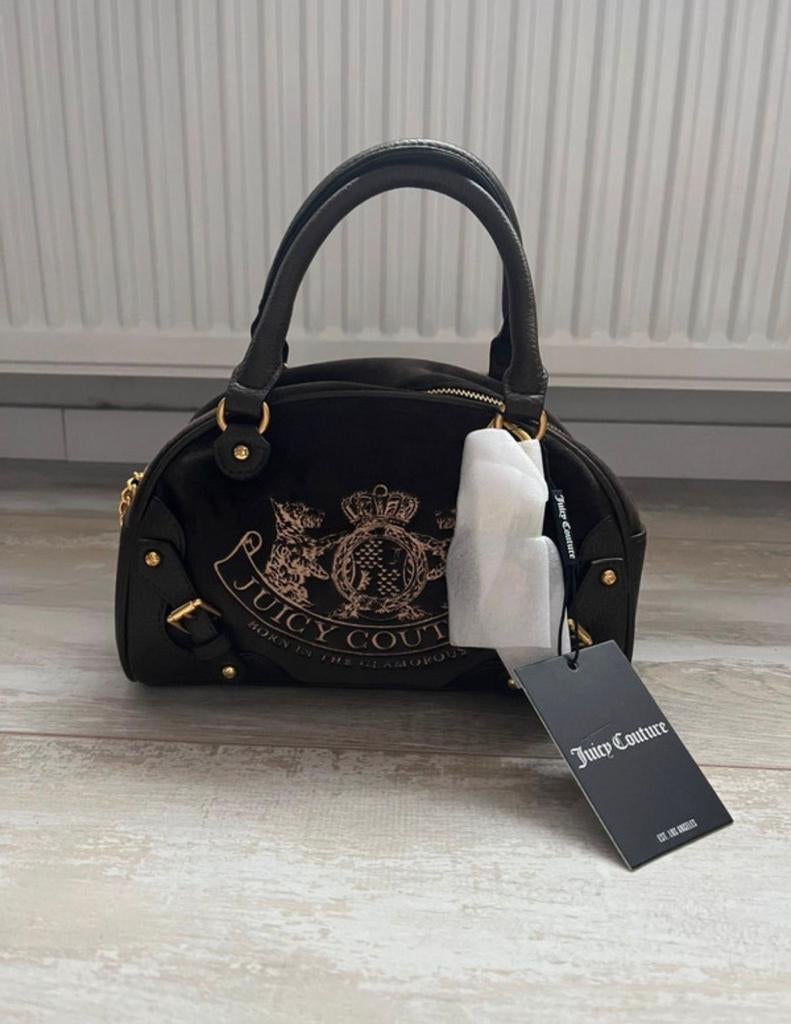 Juicy Couture tas donkerbruin Nuova Twig Bowling - Nieuw, Sieraden, Tassen en Uiterlijk, Tassen | Damestassen, Ophalen of Verzenden