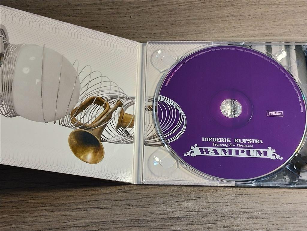 Diederik Rijpstra Featuring Eric Vloeimans ‎- Wampum, Cd's en Dvd's, Ophalen of Verzenden, 1980 tot heden, Zo goed als nieuw, Jazz
