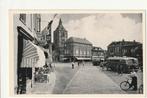 OLDENZAAL MARKT HOTEL TERRAS KERKTOREN TET, ONOG AUTOBUSSEN, Ophalen of Verzenden, 1940 tot 1960, Ongelopen, Overijssel