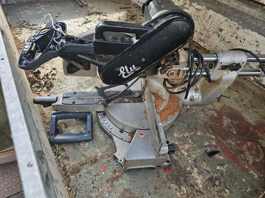 Elu PS374-QS afkortzaag, Doe-het-zelf en Verbouw, Gereedschap | Zaagmachines, Ophalen, Gebruikt, Afkortzaag, Elu