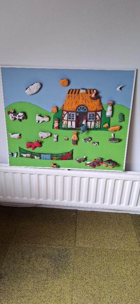 Wandkleed, handgemaakt, Ophalen, Zo goed als nieuw, Wanddecoratie