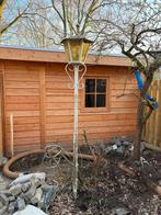 Oude lantaarnpaal voor in de tuin - Vintage sfeer, Tuin en Terras, Buitenverlichting, Ophalen, Gebruikt, Minder dan 50 watt, Staande lamp
