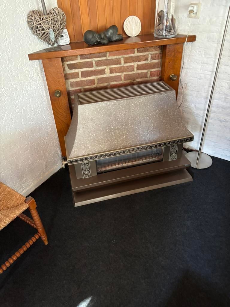 Haard, Huis en Inrichting, Ophalen, Gebruikt, Gas, Vrijstaand