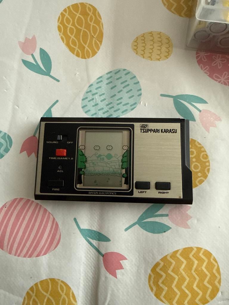 Vintage Bandai Electronics Tsuippari Karasu handheld, Gebruikt, Overige genres, 1 speler, Ophalen of Verzenden