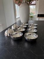 Christofle France verzilverde dessert schaaltjes met cloche, Ophalen of Verzenden