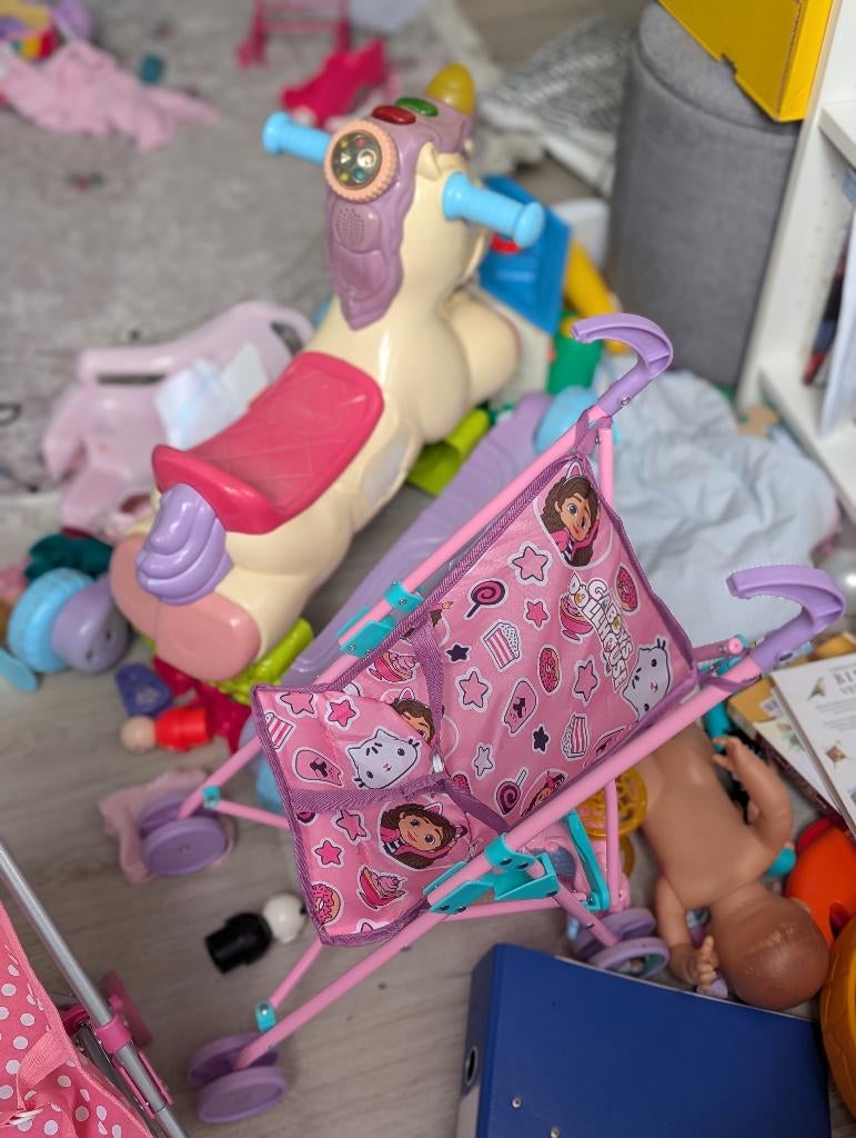 Speelgoed buggy, Kinderen en Baby's, Speelgoed | Poppen, Ophalen, Zo goed als nieuw, Babypop