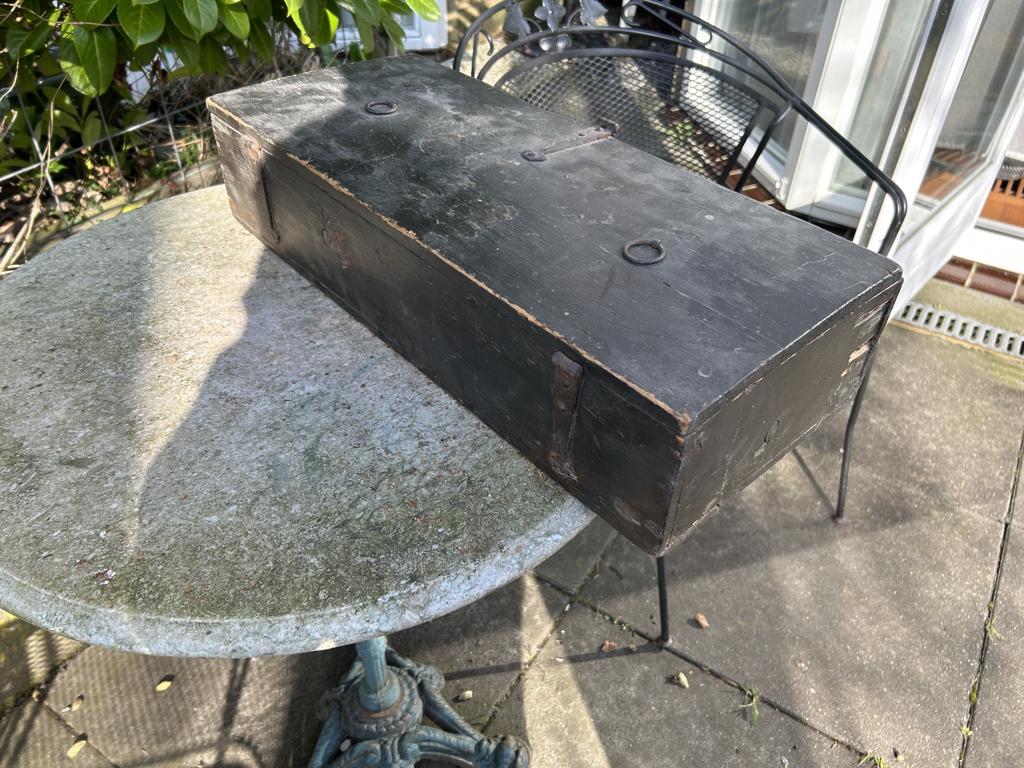 houten antiek documenten kistje, Ophalen