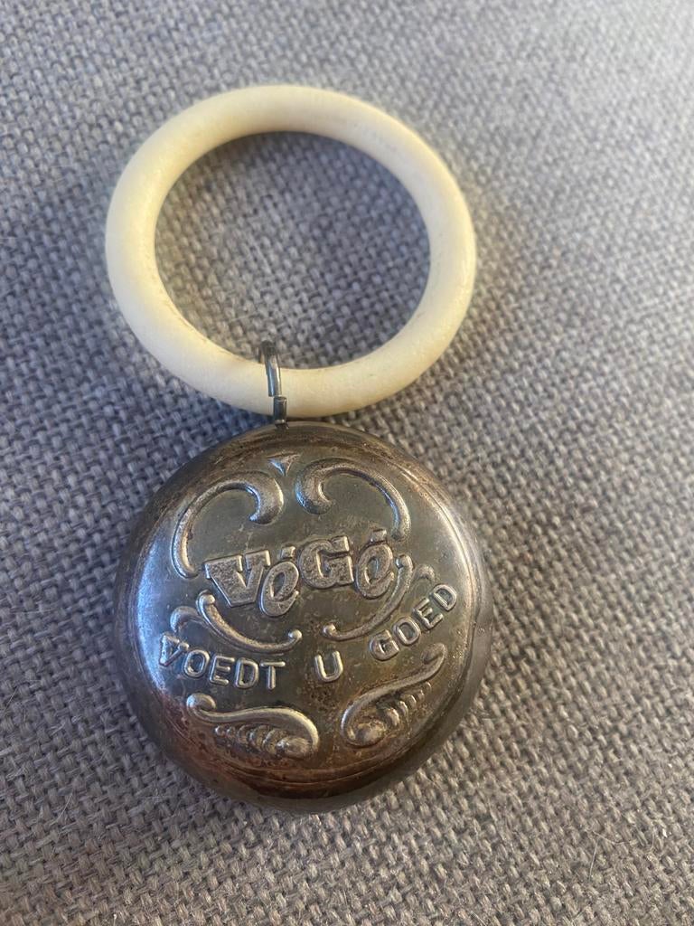 Vintage rammelaar bijtring met Roodkapje van VeGe, Ophalen of Verzenden, Gebruikt