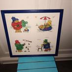 Geborduurd Paddington schilderijtje 4 jaargetijden, Ophalen, Gebruikt