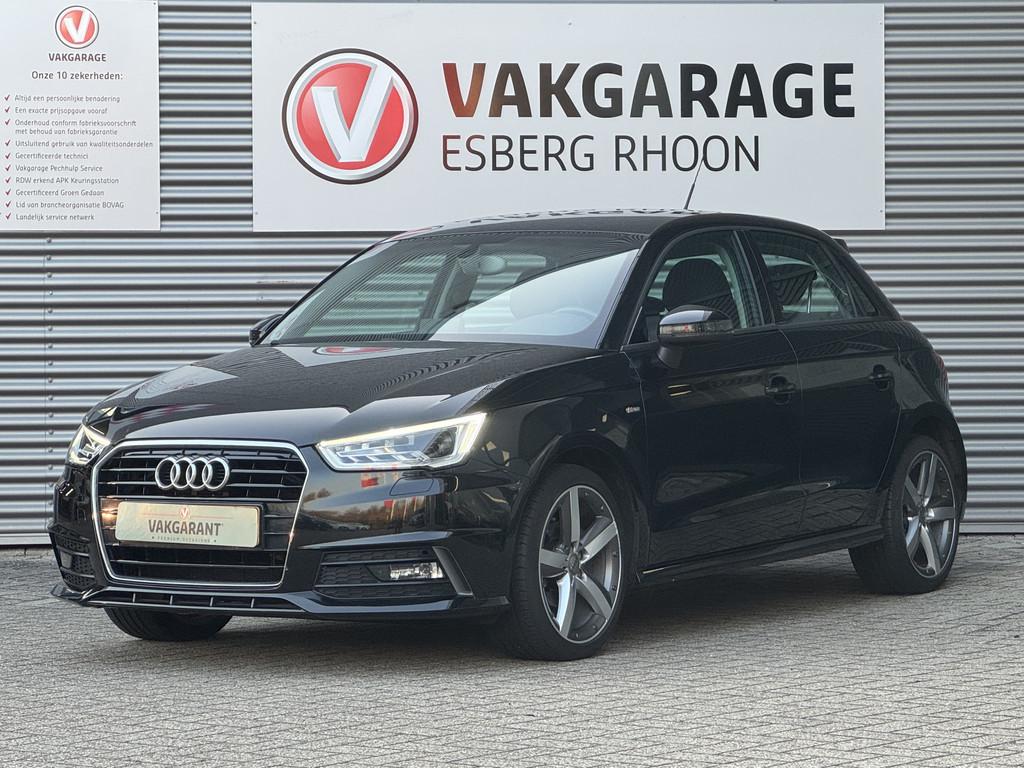 Audi A1 Sportback 1.0 TFSI S-LINE XENON,NAVI (bj 2016), Auto's, Voorwielaandrijving, 12 maanden, Stof, Zwart