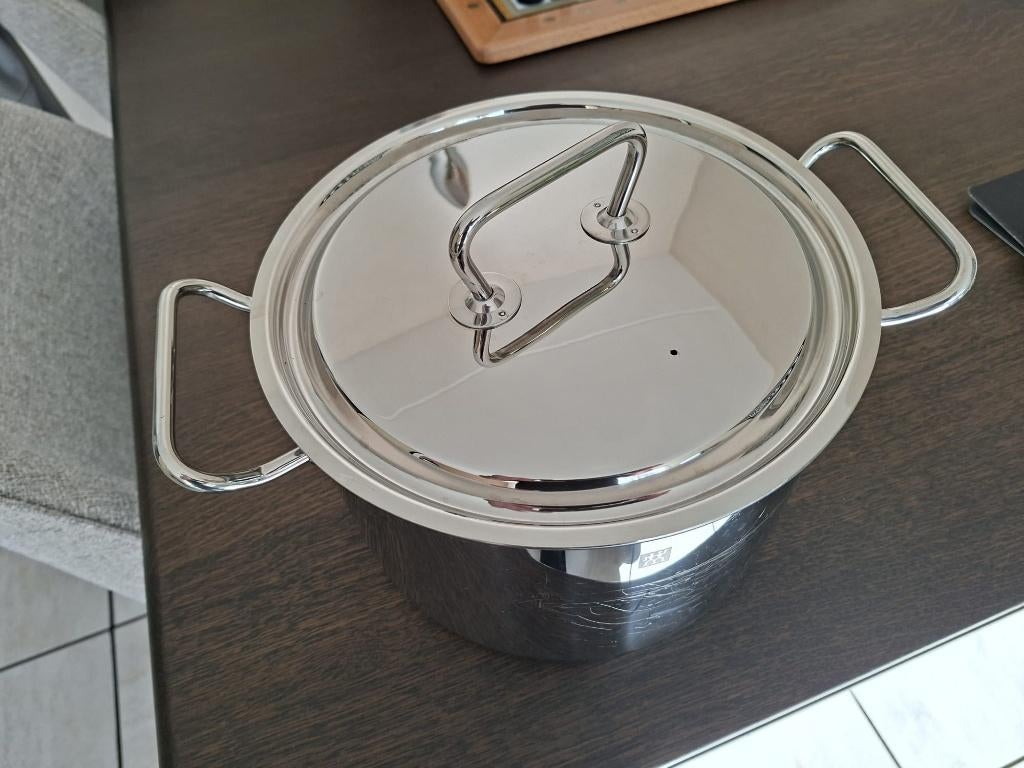 RVS pan, Gebruikt, Rvs, Keramische plaat, Ophalen