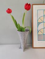 Postmoderne Memphis Vaas - faux graniet Porselein - 80's, Ophalen of Verzenden