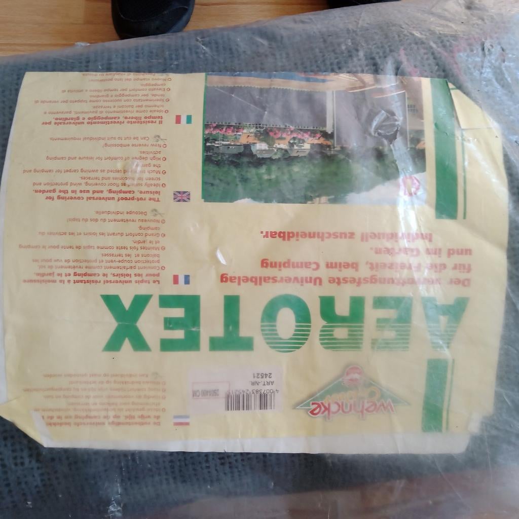 Te koop aerotex vloerkleed voor in de tent e.d., Caravans en Kamperen, Ophalen of Verzenden, Zo goed als nieuw