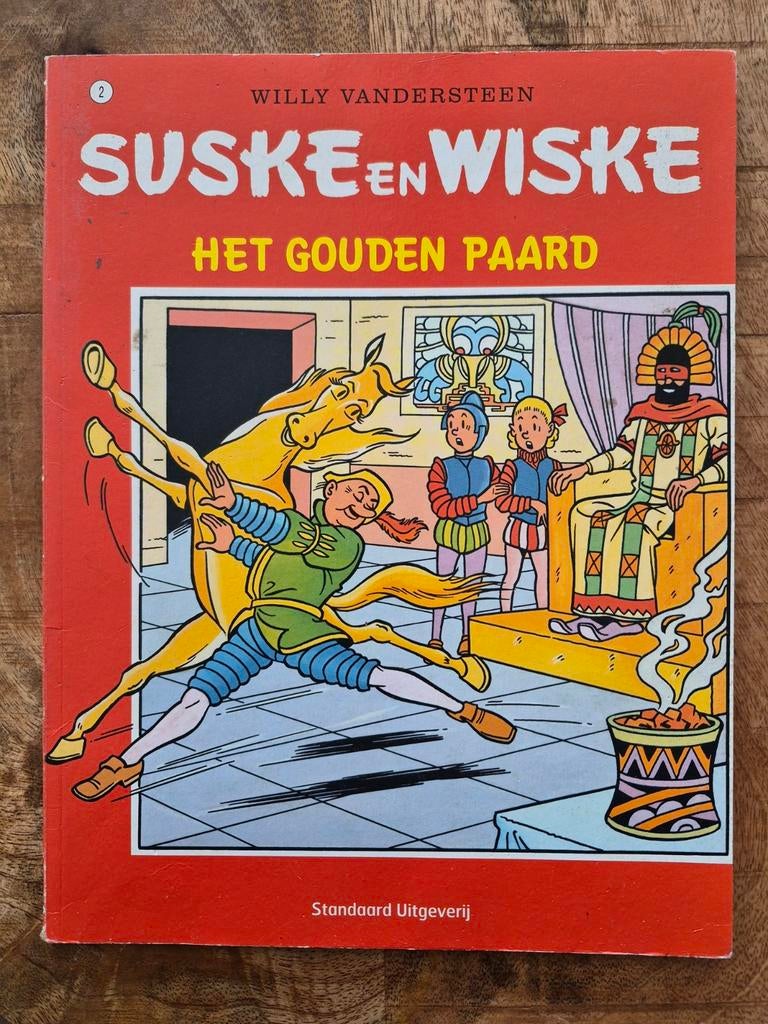 Suske & Wiske nr. 2 Het Gouden Paard Shell speciale uitgave, Eén stripboek, Ophalen of Verzenden