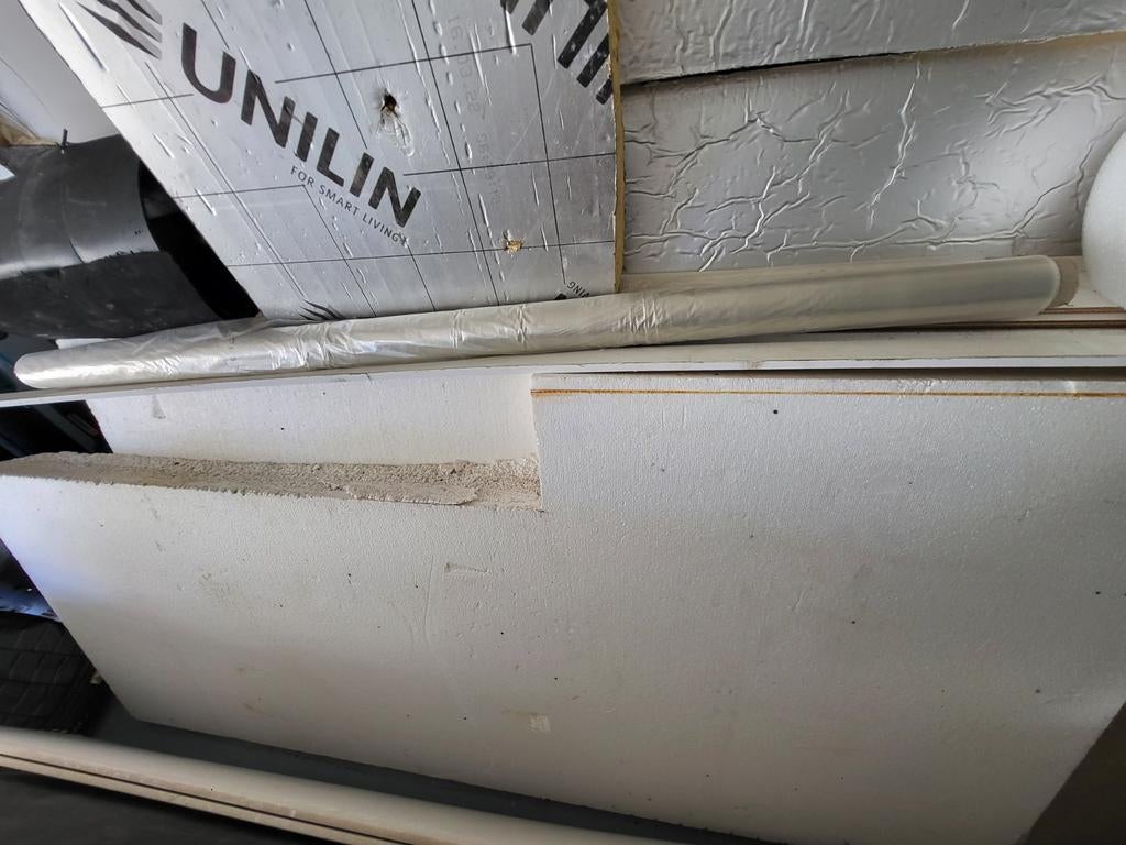 EPS /tempex / piepschuim platen 100mm (1,75m2) + 50mm (4m2), Ophalen, Piepschuim (Tempex), 8 tot 12 cm, 5 tot 10 m²