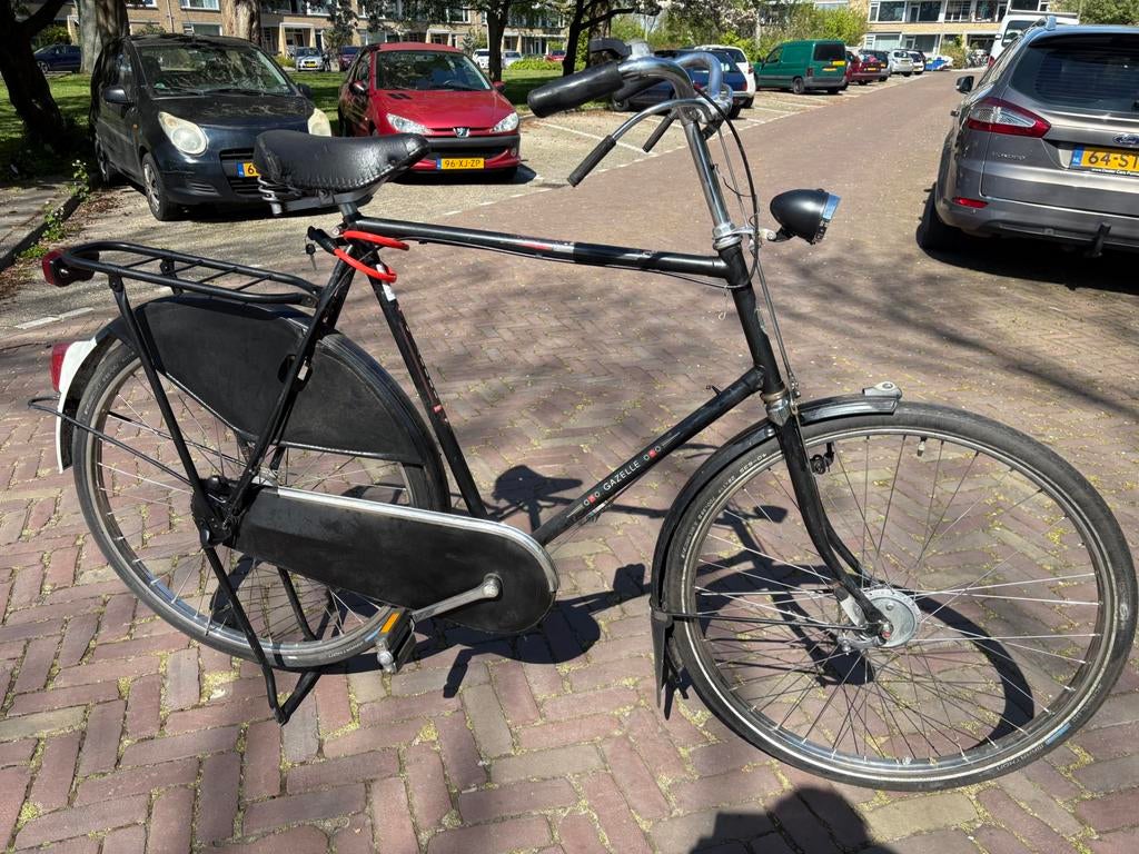 Goede gazelle heren fiets 28 inch oldtimer, Fietsen en Brommers, 59 cm of meer, Ophalen