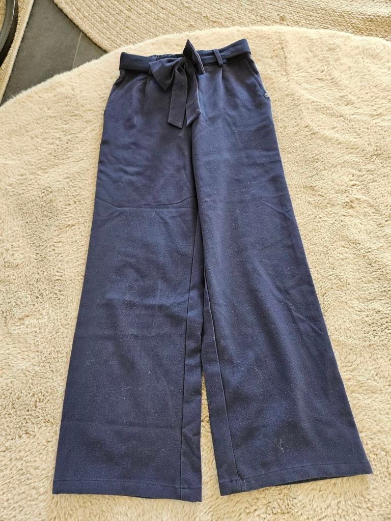 Straight fit broek met strikdetail, we fashion, maat 122-128, Kinderen en Baby's, Kinderkleding | Maat 122, Broek, Meisje, Ophalen of Verzenden