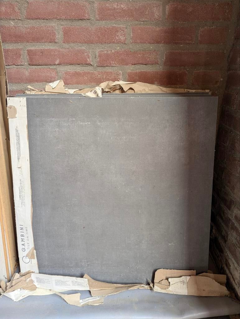 Tuintegels 4 stuks 60x60, Ophalen, Zo goed als nieuw, Minder dan 5 m², Beton