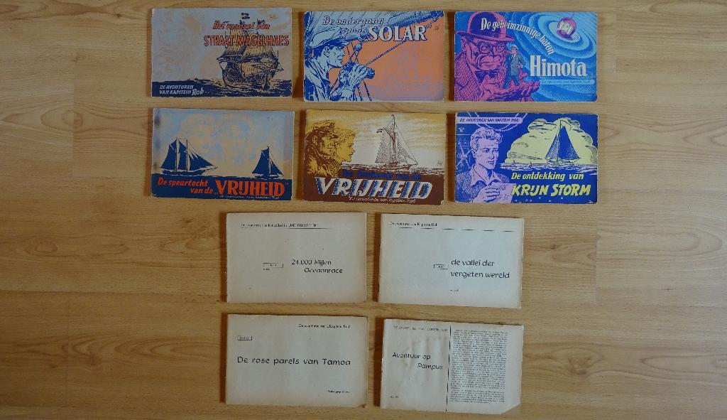 Kapitein Rob boekjes, 10 stuks, Meerdere stripboeken, Ophalen of Verzenden, Gelezen