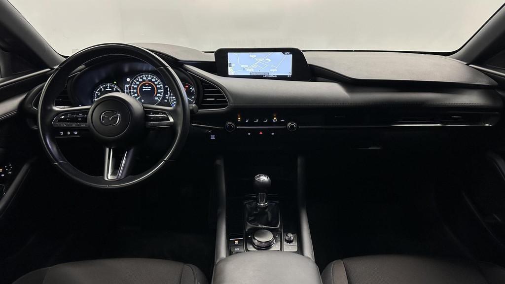 Mazda 3 2.0 e-SkyActiv-X M Hybrid 186 Comfort NAVI TREKHAAK, Auto's, Mazda, Voorwielaandrijving, 1998 cc, Stof, Gebruikt