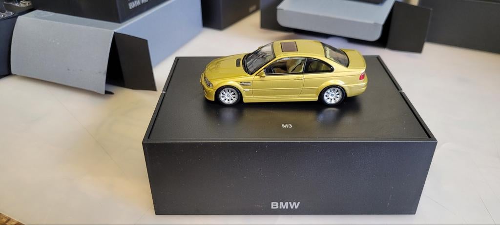 Minichamps BMW M3 E46 Phoenix Yellow, Hobby en Vrije tijd, Modelauto's | 1:43, Ophalen of Verzenden, Zo goed als nieuw, Auto, MiniChamps