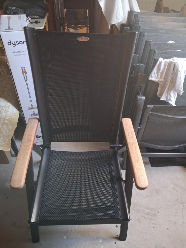 Tuinstoel. SUN GARDEN., Ophalen, Zo goed als nieuw, Aluminium, Verstelbaar