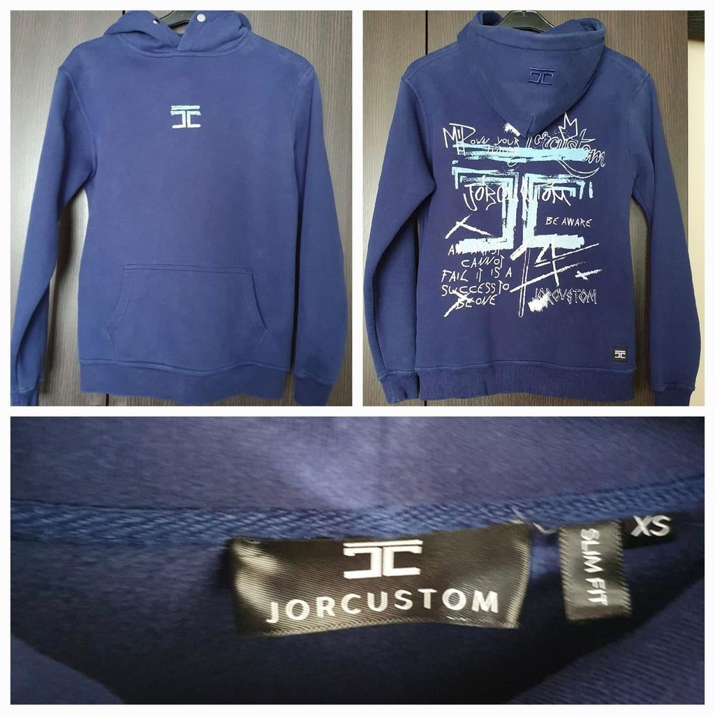 Nieuwe Jorcustom hoodie mt xs, Ophalen of Verzenden, Nieuw, Maat 46 (S) of kleiner, Blauw