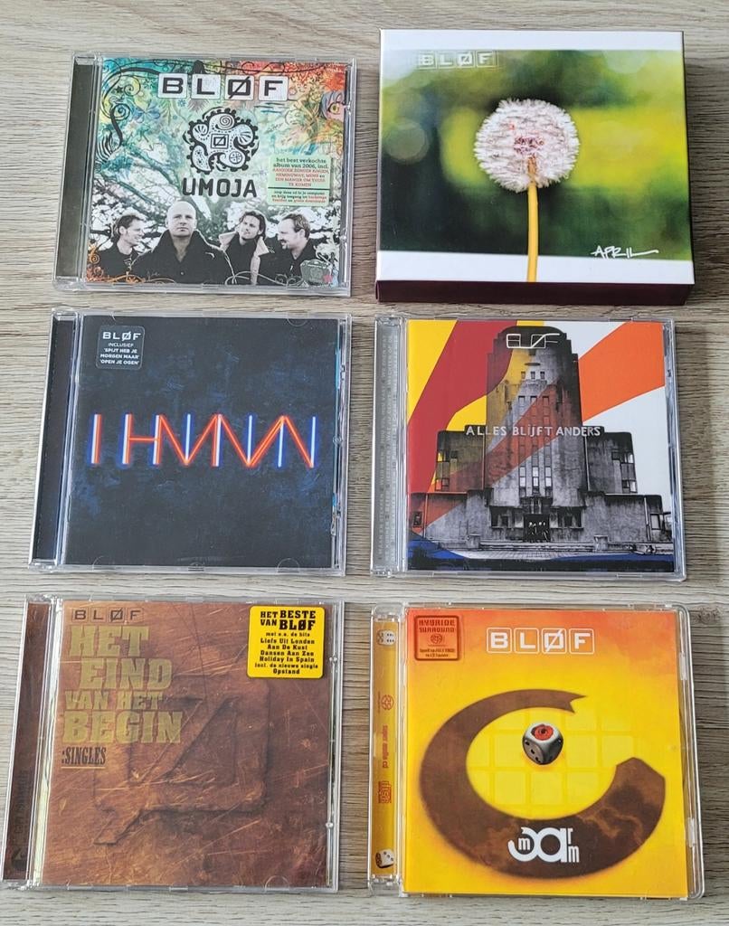 Bløf CD's 7 stuks, Ophalen of Verzenden, Gebruikt, Pop