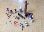 Playmobil indiaanen trommels kano totempaal enz., Ophalen, Zo goed als nieuw