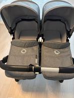 Bugaboo Donkey Twin tweelingwagen Grijs met extra’s!, Ophalen, Gebruikt, Bugaboo, Duowagen